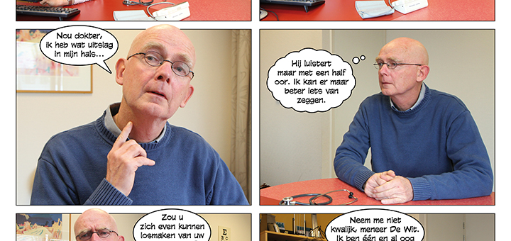 Leren praten met de “dokter” dankzij fotostripserie