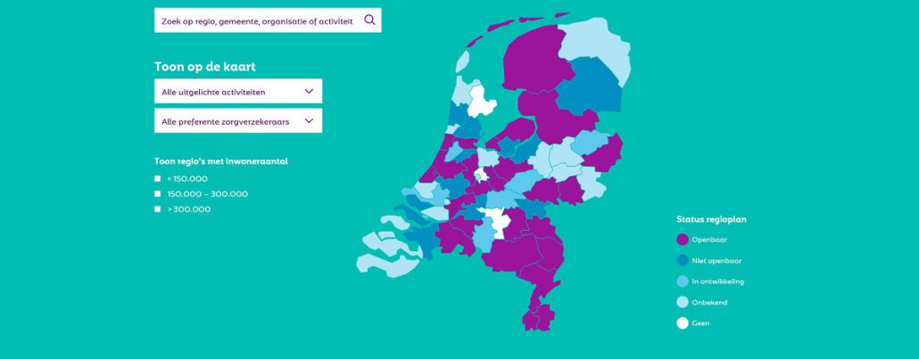 Regiokaart: nuttig voor vervolgstappen samenwerking